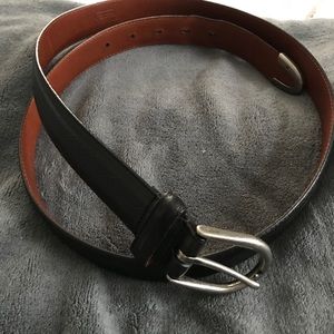 Coach leather belt